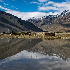 The reflection of Zanskar range