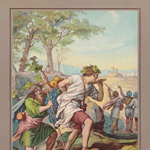 Report of the Spies, chromolithograph, published ca. 1880