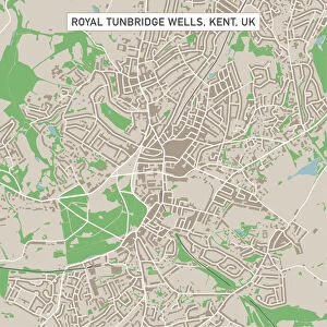 Royal Tunbridge Wells Kent UK City Street Map