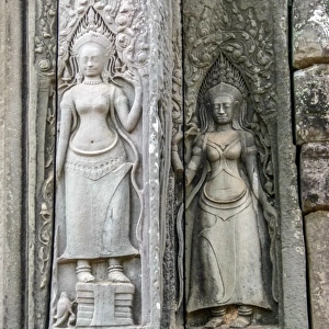 Sculpture of Apsara, Angkor Wat, Cambodia