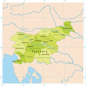Slovenia Vector Map
