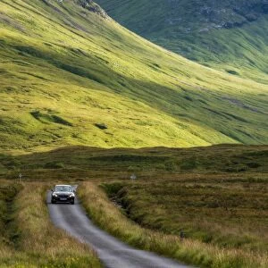The small road in Glencoe, Highland