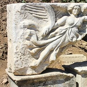 Statue of the goddess Nike, Ephesus, Turkey