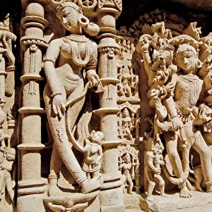 Stone Carvings at Rani ki Vav, Patan
