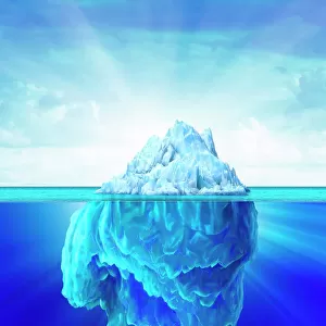 Tip of an iceberg, artwork