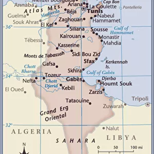 Tunisia Collection: Maps