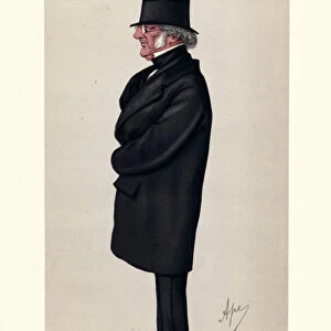 Vanity fair caricature of Philip Stanhope, 5th Earl Stanhope