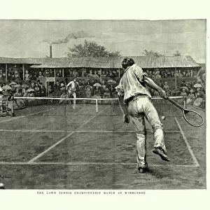 Victorian Lawn Tennis match, 1888 Wimbledon Championships