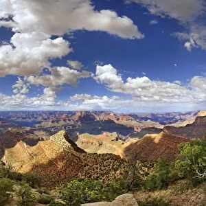 View of the Grand Canyon, viewing point Mather Point, South Rim, Grand Canyon, at Tusayan, Arizona, USA