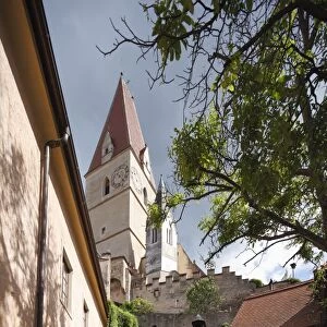 Wehrkirche fortified church, Weissenkirchen in the Wachau, Waldviertel, Lower Austria, Austria, Europe