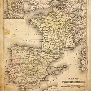 western europe map 1883