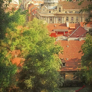 Zagreb from the Upper Town, Croatia