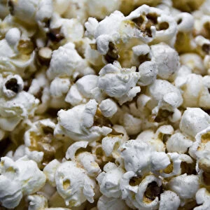 Close up of freshly popped popcorn credit: Marie-Louise Avery / thePictureKitchen