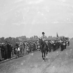 The Dartford Carnival. Band procession 1936