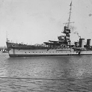 HMS Delhi a Danae class cruiser 15 January 1927