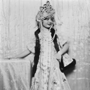 Keeping in memory the picturesque costume of Pre war Russia. Entertainer in Paris