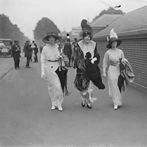 Lady Magdalen Williams Bulkely and her daughters arriving at Royal Ascot Races