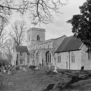 Where Lord Oxford will be buried. All Saints Church, Sutton Courtenay. 17 February