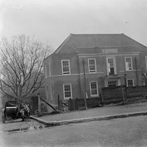 The new ambulance headquarters in Dartford, Kent. 1937