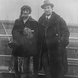 Notables sailing on thess Homeric. Mr and Mrs Albert Coates returning to England