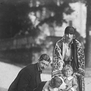 Prince Charles of Romania, who has renounced his rights to the throne, with his wife