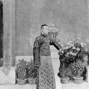 Pu Yi, the last emperor of China aged 16 on his wedding day 1922