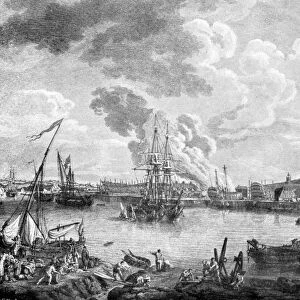 The Royal Dockyard at Chatham, 1793 It was here that the Victory was built in 1765