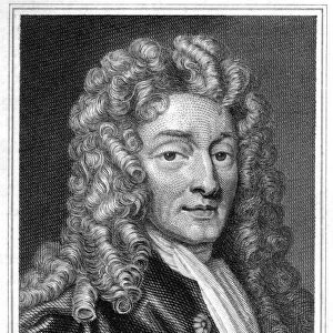 Sir Christopher Wren painted by G. Kneller, engraved by Charles Pye, published in