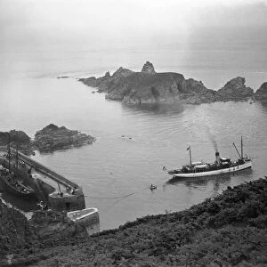 A view of Sark ( Creux ) Harbour. 21 July 1927