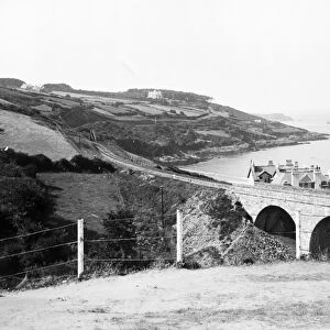 Carbis Bay viaduct, Cornwall. Early 1900s