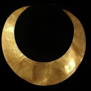 Gold Lunula, Early Bronze Age, St Juliot, Cornwall