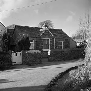 The old school, now a dwelling, Michaelstow, Cornwall. 1970