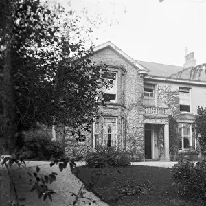 The rear of Goonvrea House, Perranarworthal, Cornwall. Probably early 1900s