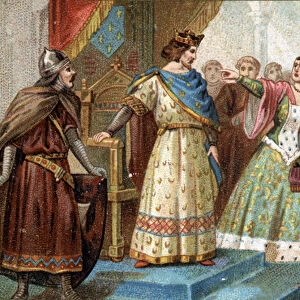 In 1274 Queen Mary of Brabant was falsely accused by the great chamberlain Pierre de la