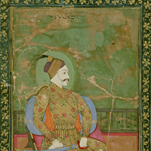58. 20 / 25A Portrait of Sultan Abdullah Qutb Shah seated, Golconda, 1670