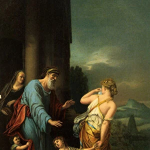 Abraham sending away Hagar and Ishmael - Bible