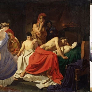 "Achille pleure la mort deAchilles Lamenting the Death of Patroclus