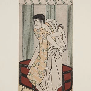 Actor Ichikawa Komazo as Ten-Ichi-Bo (colour woodblock print)