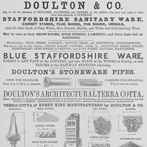 Advertisement, Doulton and Company (engraving)
