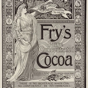 Advertisement, Frys Pure Concentrated Cocoa (engraving)