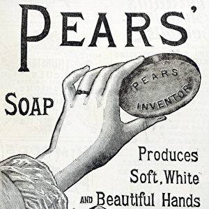 Advertisement for Pears Soap. 1887. Engraving