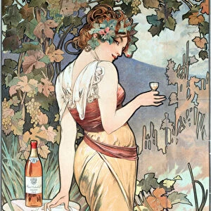 Advertising poster for Cognac Bisquit, Dubouche, 1899