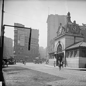 Adams Square, Boston, Massachusetts, c. 1905 (b/w photo)