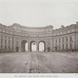 The Admiralty Arch, London, from Charing Cross (b / w photo)