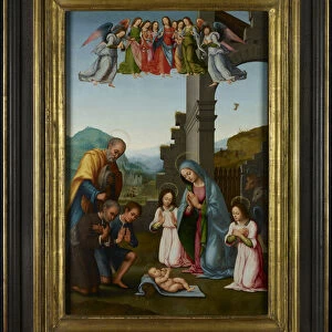 The Adoration of the Shepherds, 1520-40 (oil on panel)