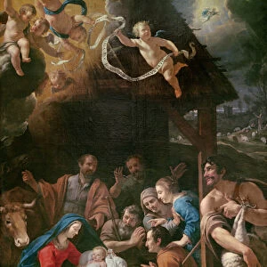 The Adoration of the Shepherds, 1628 (oil on canvas)