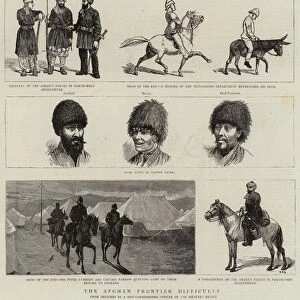 The Afghan Frontier Difficulty (engraving)