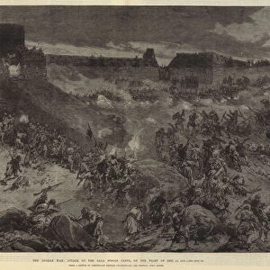 The Afghan War, Attack on the Bala Hissar, Cabul, on the Night of 11 December 1879 (engraving)