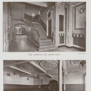 The Albert Hall, The Vestibule and Crush Space, The Synod Hall (b / w photo)