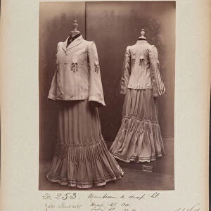 Album Page: House of Worth, Jacket, 1902-03 (b / w photo)